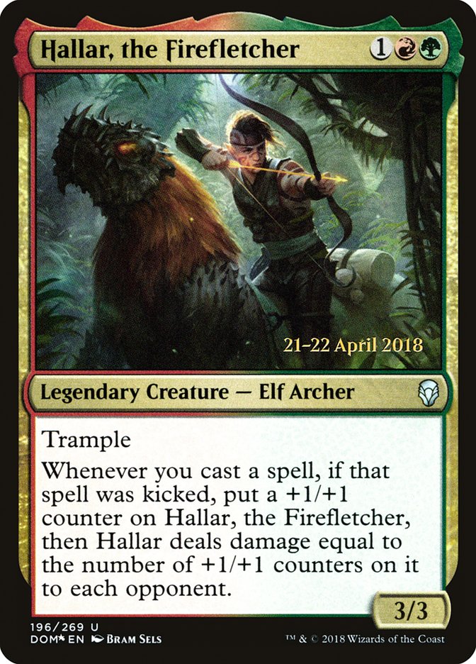 Hallar, the Firefletcher [Dominaria Prerelease Promos] | Game Master's Emporium (The New GME)