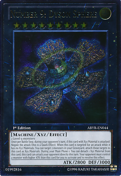 Number 9: Dyson Sphere (UTR) [ABYR-EN044] Ultimate Rare | Game Master's Emporium (The New GME)