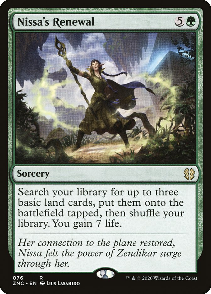 Nissa's Renewal [Zendikar Rising Commander] | Game Master's Emporium (The New GME)