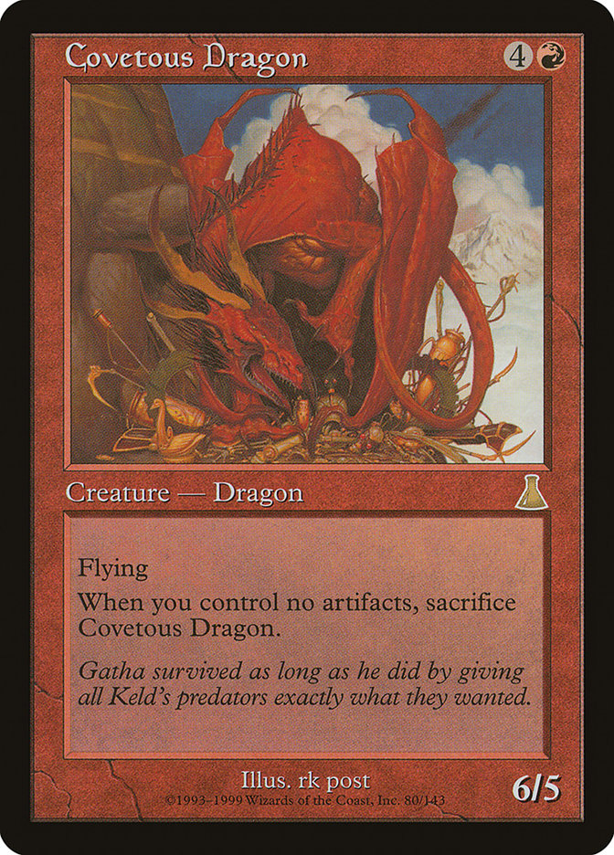 Covetous Dragon [Urza's Destiny] | Game Master's Emporium (The New GME)