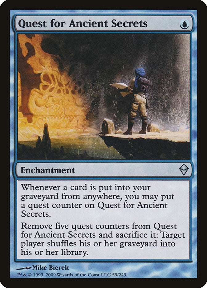 Quest for Ancient Secrets [Zendikar] | Game Master's Emporium (The New GME)