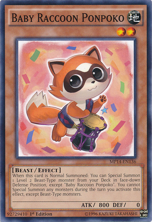 Baby Raccoon Ponpoko [MP14-EN136] Common | Game Master's Emporium (The New GME)