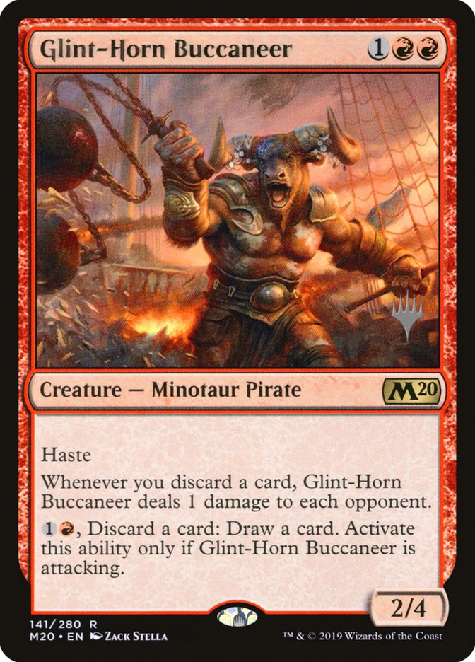 Glint-Horn Buccaneer (Promo Pack) [Core Set 2020 Promos] | Game Master's Emporium (The New GME)