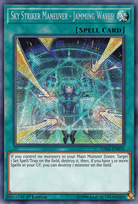 Sky Striker Maneuver - Jamming Waves! [DASA-EN032] Secret Rare | Game Master's Emporium (The New GME)