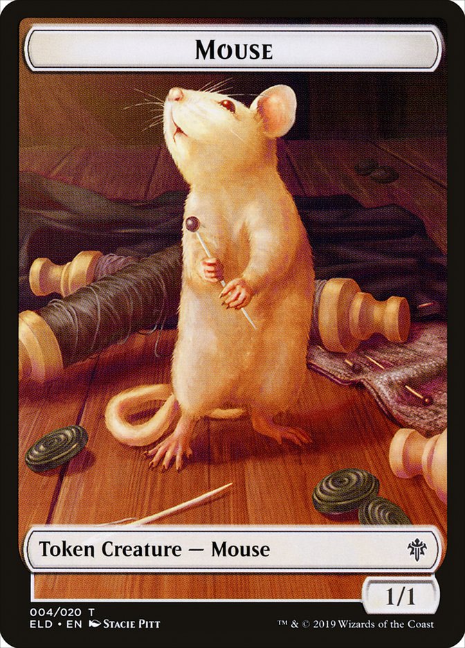 Mouse Token [Throne of Eldraine Tokens] | Game Master's Emporium (The New GME)