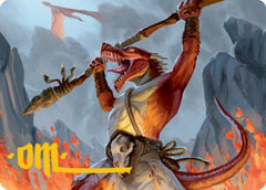 Kobold Art Card (Gold-Stamped Signature) [Dungeons & Dragons: Adventures in the Forgotten Realms Art Series] | Game Master's Emporium (The New GME)