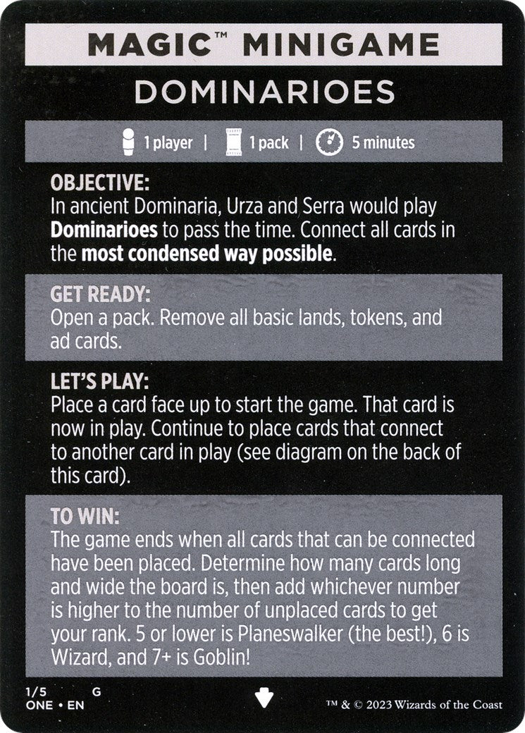 Dominarioes (Magic Minigame) [Phyrexia: All Will Be One Minigame] | Game Master's Emporium (The New GME)