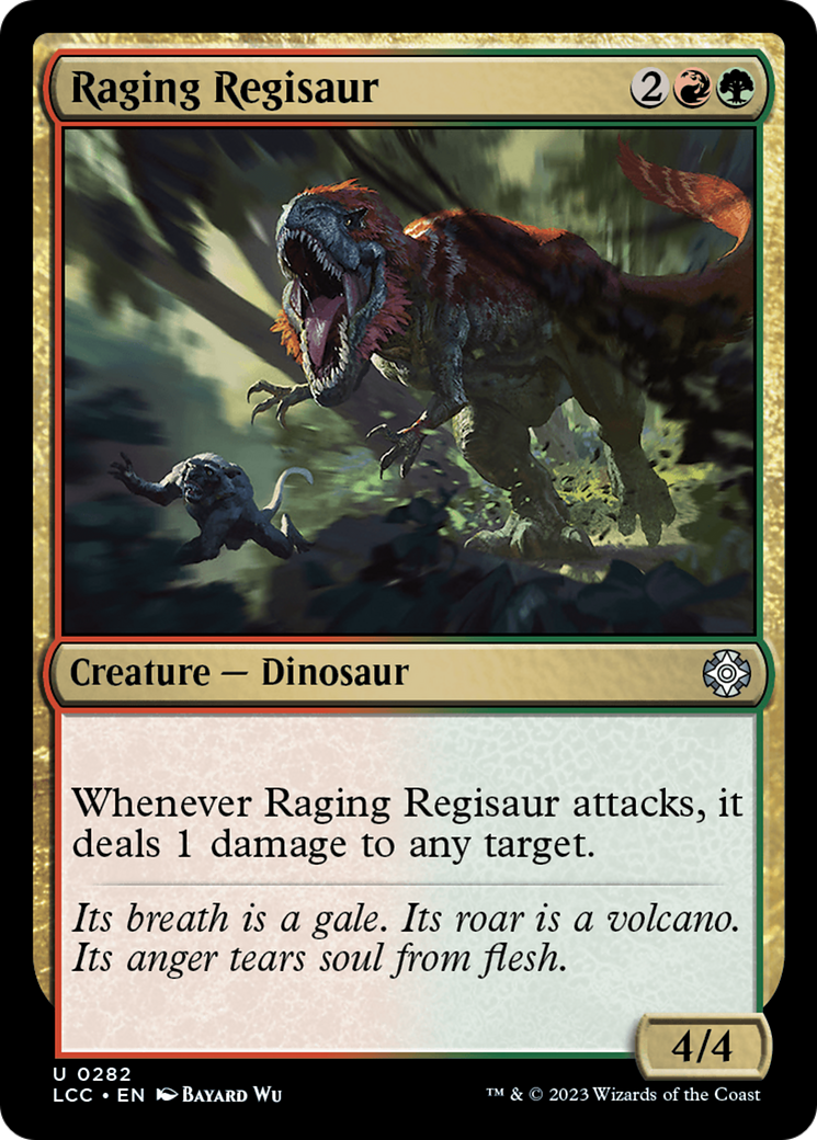 Raging Regisaur [The Lost Caverns of Ixalan Commander] | Game Master's Emporium (The New GME)