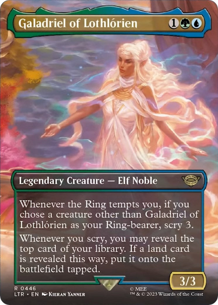 Galadriel of Lothlorien (Borderless Alternate Art) [The Lord of the Rings: Tales of Middle-Earth] | Game Master's Emporium (The New GME)