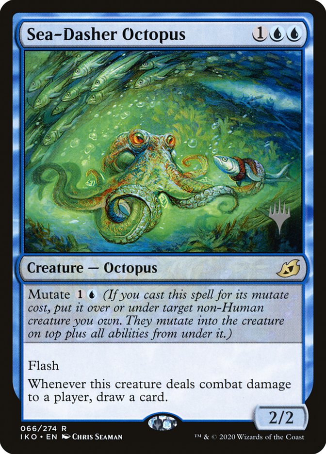 Sea-Dasher Octopus (Promo Pack) [Ikoria: Lair of Behemoths Promos] | Game Master's Emporium (The New GME)