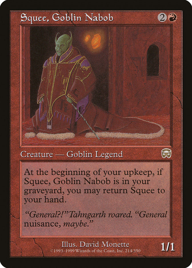 Squee, Goblin Nabob [Mercadian Masques] | Game Master's Emporium (The New GME)