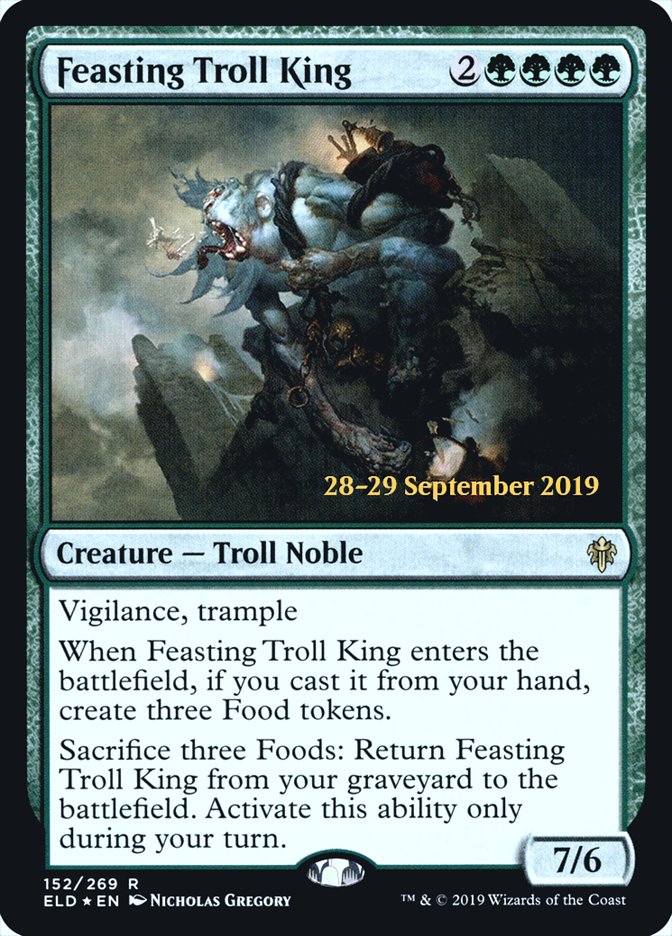 Feasting Troll King [Throne of Eldraine Prerelease Promos] | Game Master's Emporium (The New GME)