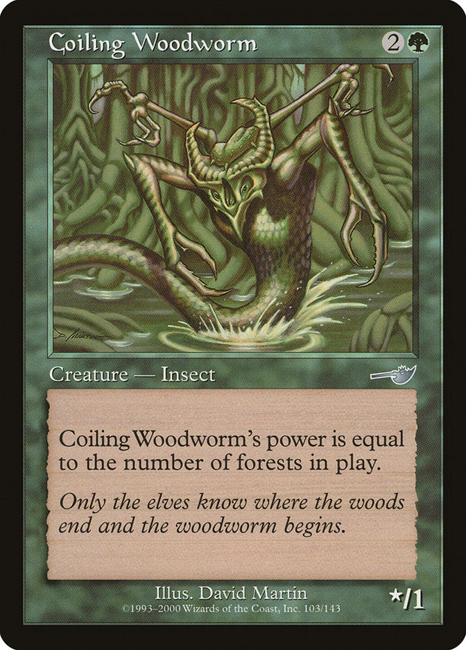 Coiling Woodworm [Nemesis] | Game Master's Emporium (The New GME)