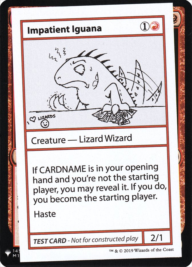 Impatient Iguana [Mystery Booster Playtest Cards] | Game Master's Emporium (The New GME)