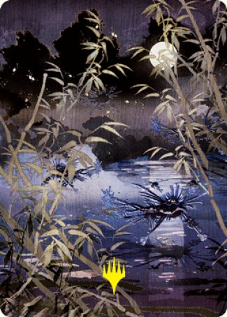 Swamp Art Card (Gold-Stamped Signature) [Kamigawa: Neon Dynasty Art Series] | Game Master's Emporium (The New GME)