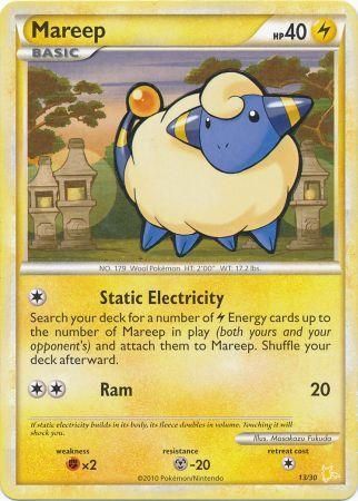 Mareep (13/30) [HeartGold & SoulSilver: Trainer Kit - Raichu] | Game Master's Emporium (The New GME)