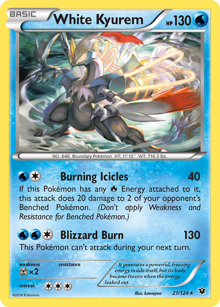 White Kyurem (21/124) [XY: Fates Collide] | Game Master's Emporium (The New GME)