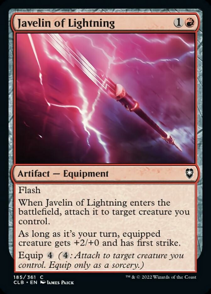 Javelin of Lightning [Commander Legends: Battle for Baldur's Gate] | Game Master's Emporium (The New GME)