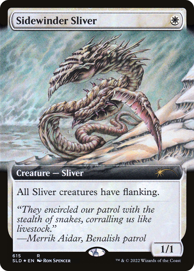 Sidewinder Sliver (Extended Art) [Secret Lair Drop Promos] | Game Master's Emporium (The New GME)