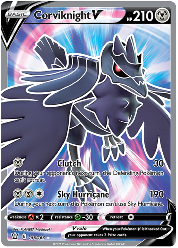 Corviknight V (156/163) [Sword & Shield: Battle Styles] | Game Master's Emporium (The New GME)