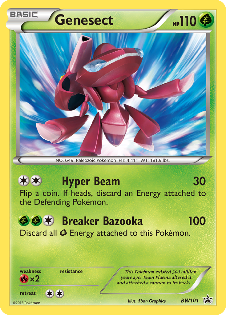 Genesect (BW101) [Black & White: Black Star Promos] | Game Master's Emporium (The New GME)