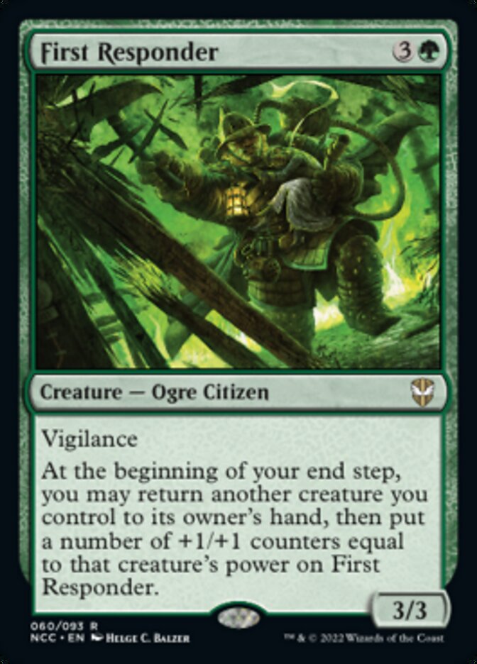 First Responder [Streets of New Capenna Commander] | Game Master's Emporium (The New GME)