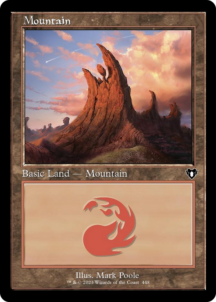 Mountain (448) (Retro) [Commander Masters] | Game Master's Emporium (The New GME)