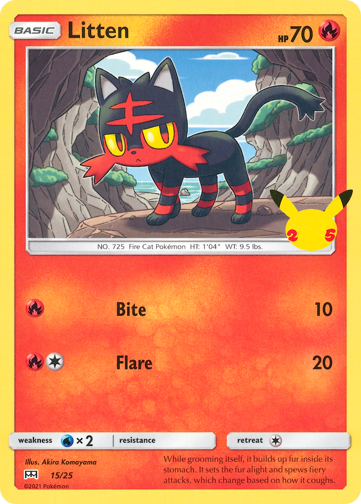 Litten (15/25) [McDonald's 25th Anniversary] | Game Master's Emporium (The New GME)