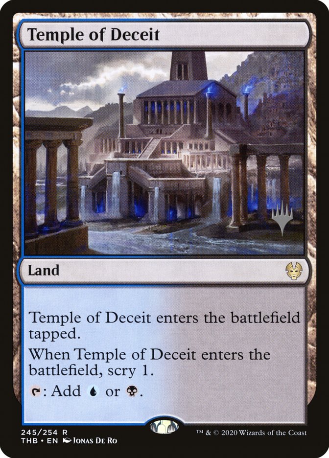Temple of Deceit (Promo Pack) [Theros Beyond Death Promos] | Game Master's Emporium (The New GME)