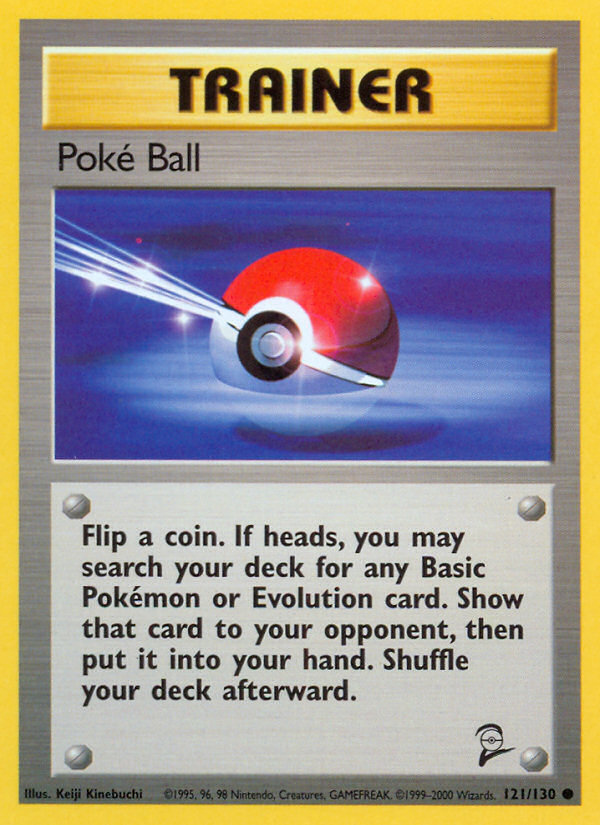 Poke Ball (121/130) [Base Set 2] | Game Master's Emporium (The New GME)