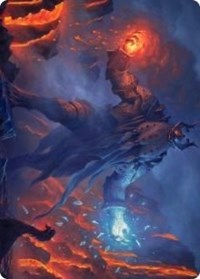 Aegar, the Freezing Flame Art Card [Kaldheim Art Series] | Game Master's Emporium (The New GME)