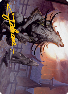 Lord of the Ulvenwald Art Card (Gold-Stamped Signature) [Innistrad: Midnight Hunt Art Series] | Game Master's Emporium (The New GME)