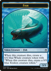 Fish // Kraken Double-Sided Token [Masters 25 Tokens] | Game Master's Emporium (The New GME)