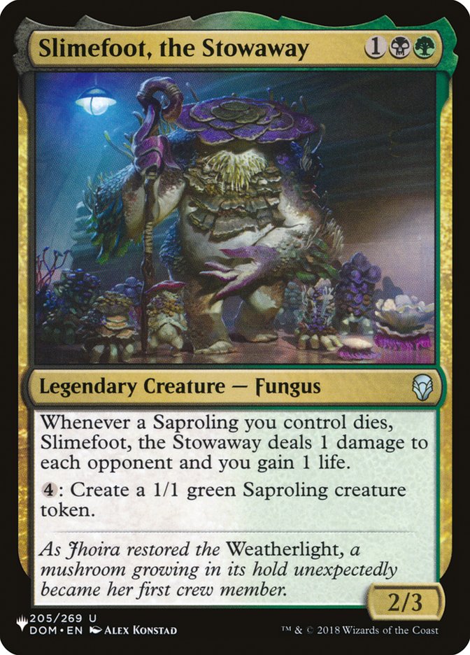 Slimefoot, the Stowaway [The List] | Game Master's Emporium (The New GME)