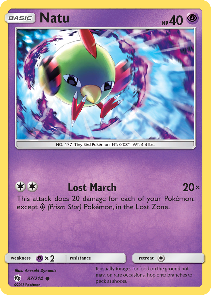 Natu (87/214) [Sun & Moon: Lost Thunder] | Game Master's Emporium (The New GME)