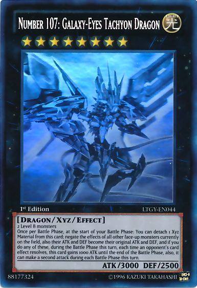 Number 107: Galaxy-Eyes Tachyon Dragon [LTGY-EN044] Ghost Rare | Game Master's Emporium (The New GME)