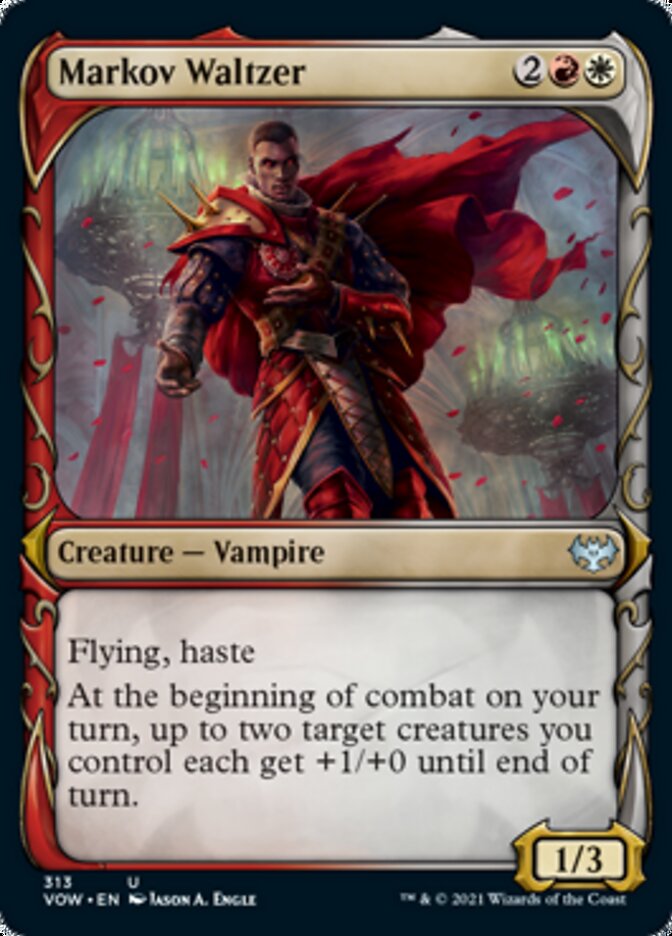 Markov Waltzer (Showcase Fang Frame) [Innistrad: Crimson Vow] | Game Master's Emporium (The New GME)