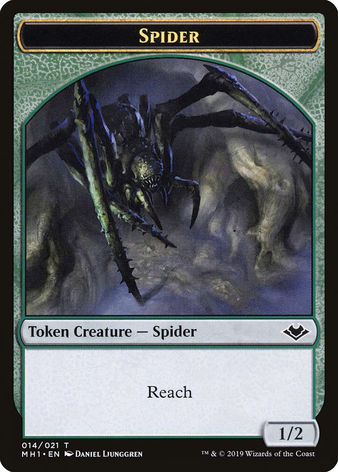 Spider Token [Modern Horizons Tokens] | Game Master's Emporium (The New GME)