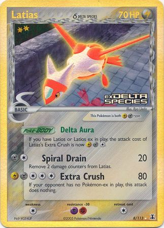 Latias (8/113) (Delta Species) (Stamped) [EX: Delta Species] | Game Master's Emporium (The New GME)