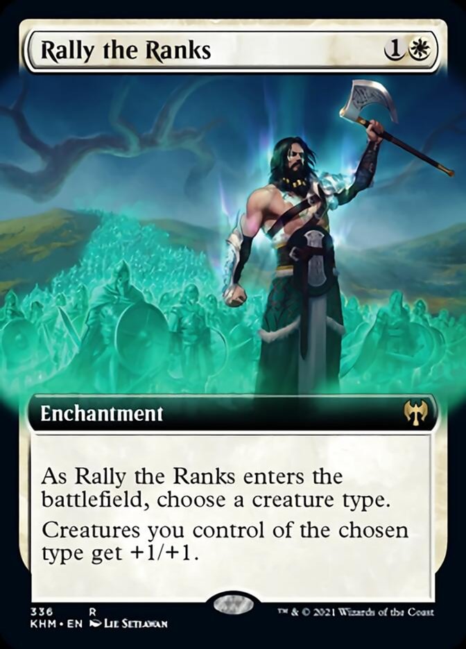 Rally the Ranks (Extended Art) [Kaldheim] | Game Master's Emporium (The New GME)