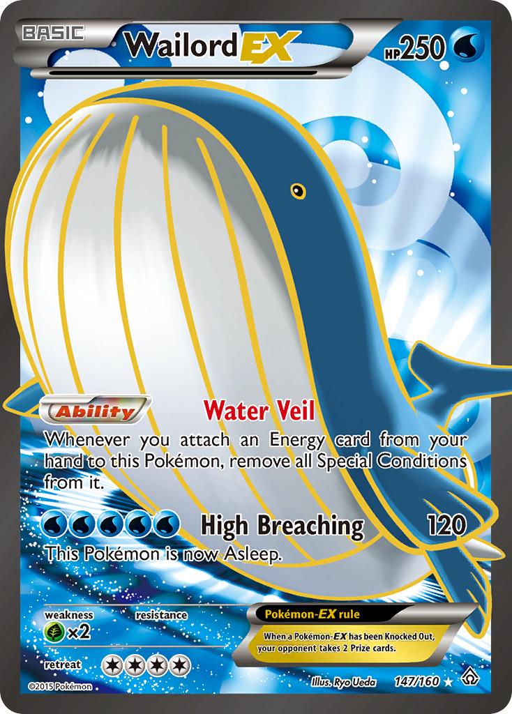 Wailord EX (147/160) [XY: Primal Clash] | Game Master's Emporium (The New GME)