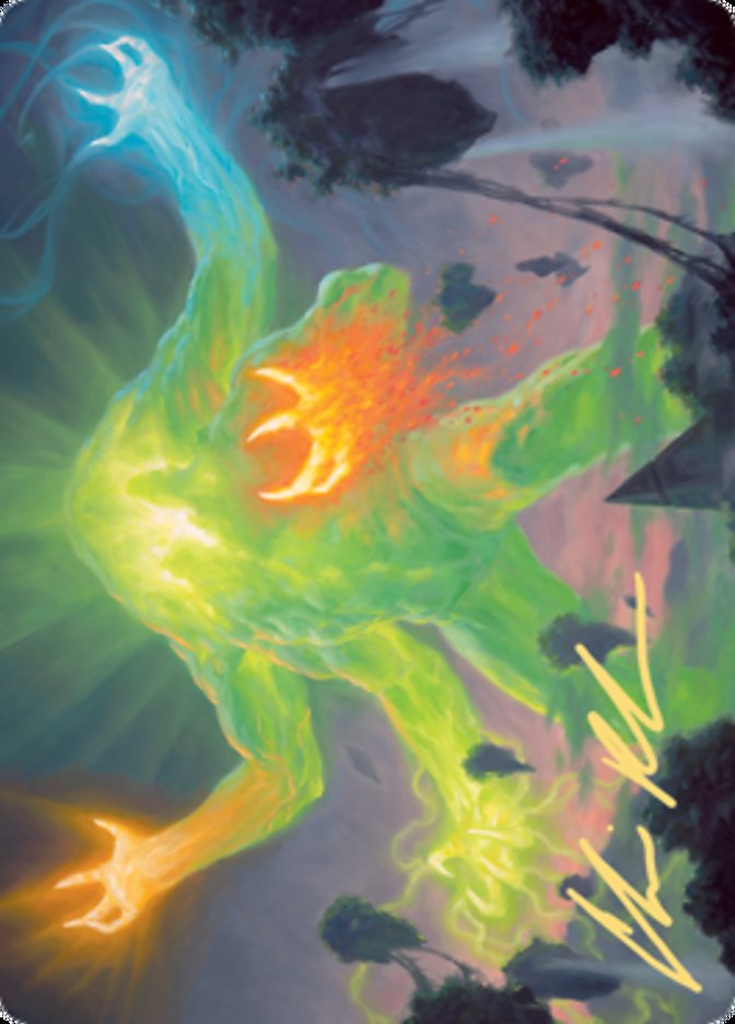 Omnath, Locus of Creation Art Card (Gold-Stamped Signature) [Zendikar Rising Art Series] | Game Master's Emporium (The New GME)