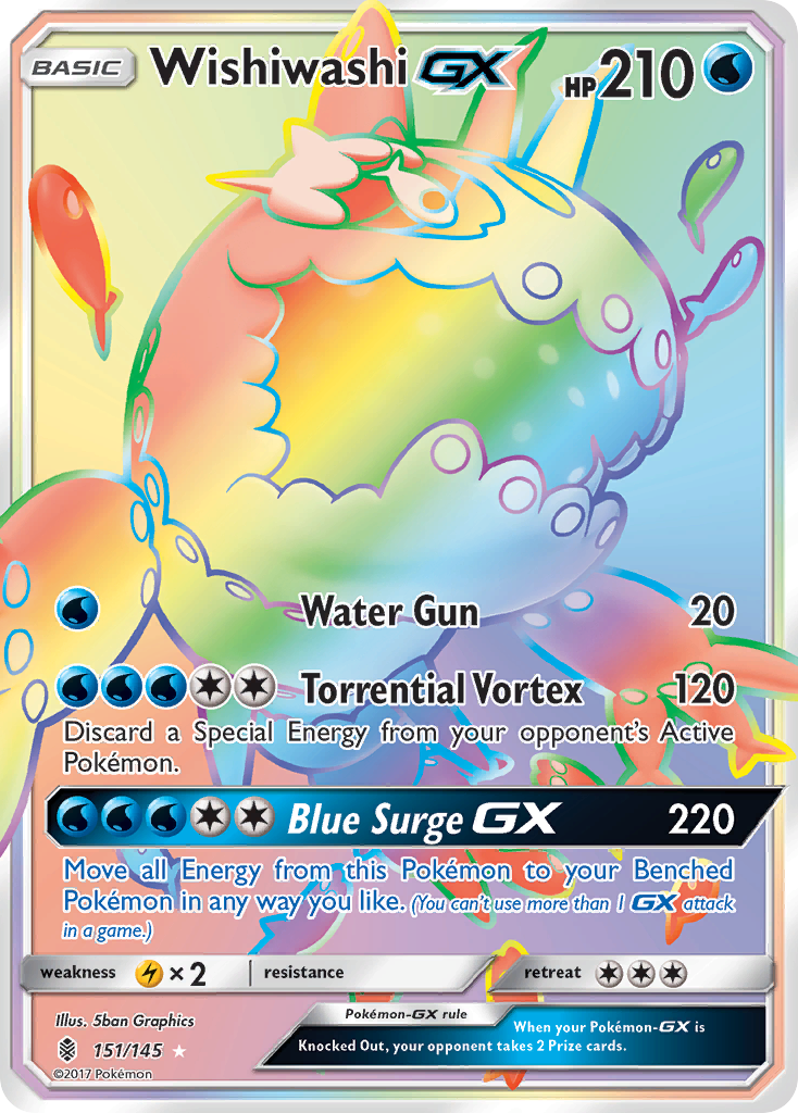 Wishiwashi GX (151/145) [Sun & Moon: Guardians Rising] | Game Master's Emporium (The New GME)