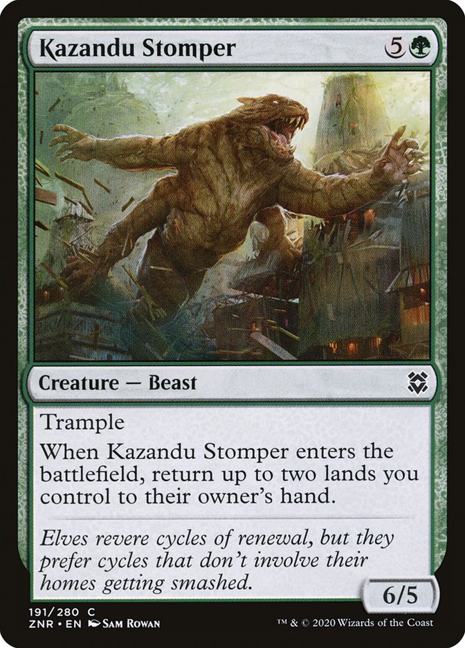 Kazandu Stomper [Zendikar Rising] | Game Master's Emporium (The New GME)