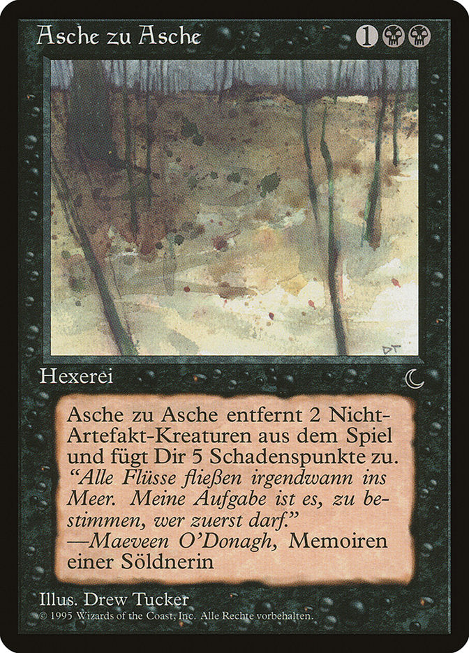 Ashes to Ashes (German) - "Asche zu Asche" [Renaissance] | Game Master's Emporium (The New GME)