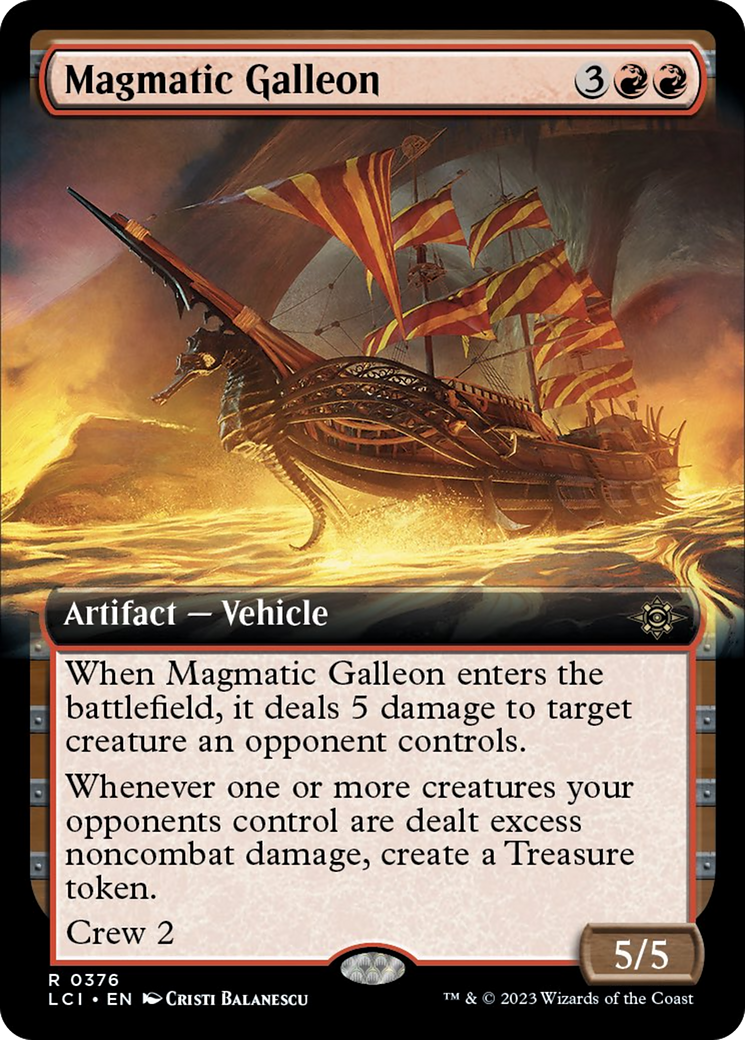 Magmatic Galleon (Extended Art) [The Lost Caverns of Ixalan] | Game Master's Emporium (The New GME)