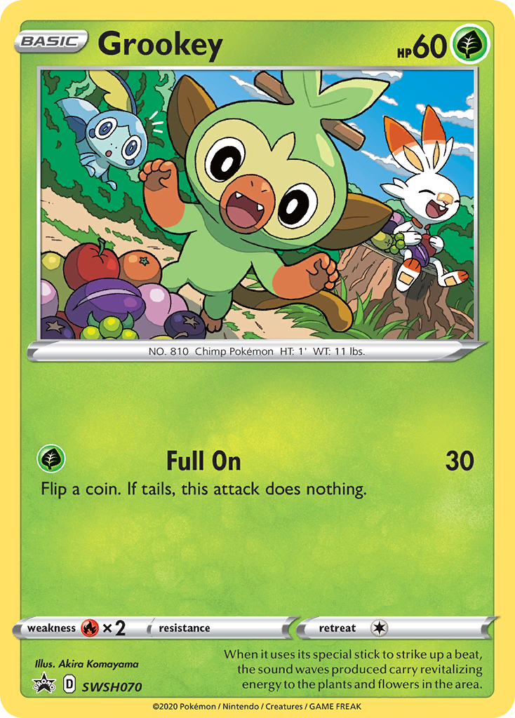 Grookey (SWSH070) [Sword & Shield: Black Star Promos] | Game Master's Emporium (The New GME)