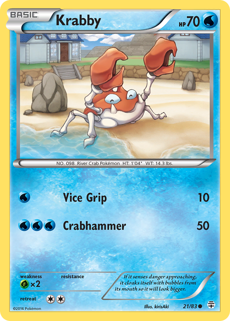 Krabby (21/83) [XY: Generations] | Game Master's Emporium (The New GME)