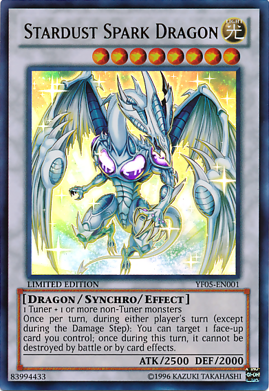 Stardust Spark Dragon [YF05-EN001] Ultra Rare | Game Master's Emporium (The New GME)