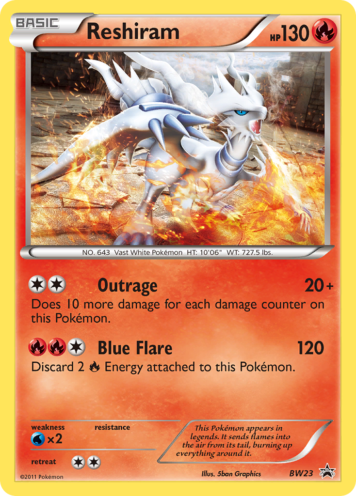 Reshiram (BW23) [Black & White: Black Star Promos] | Game Master's Emporium (The New GME)